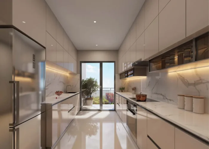 Purva Estrella modular kitchen interior, Andheri West, Mumbai