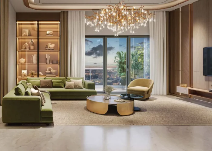 Purva Estrella living room interior, Andheri West, Mumbai