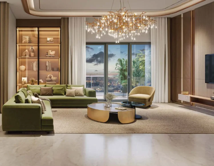 Purva Estrella living room interior, Andheri West, Mumbai