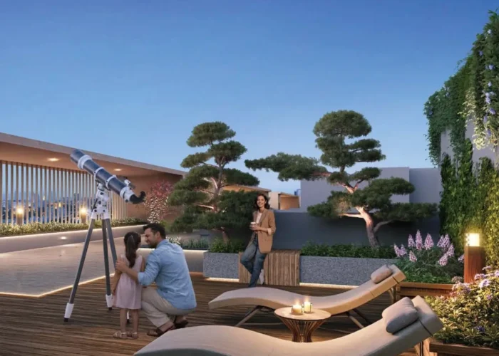 Purva Estrella stargazing deck on the terrace, Andheri West