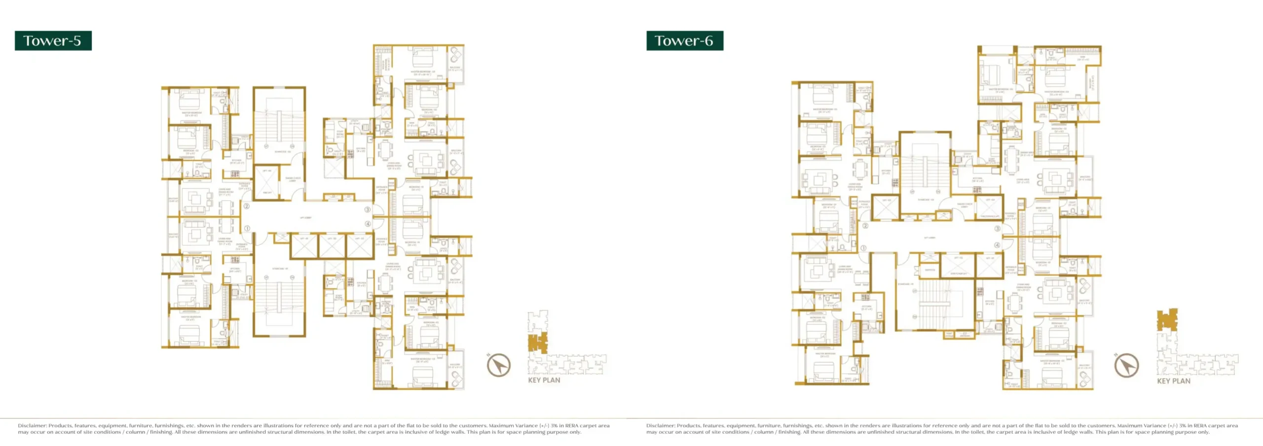 Purva Estrella floor plans, Tower 5 and Tower 6, Andheri West, Mumbai